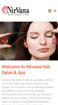 Mobile Screenshot of nirvanahairsalonandspa.com